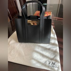 ZAC by Zac Posen Black Leather Handbag